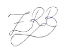 ZRB handwritten signature